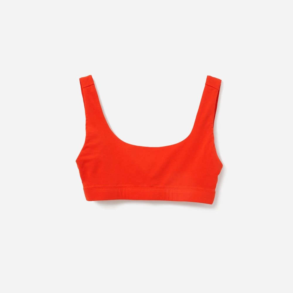 Everlane The Cotton Tank Bra